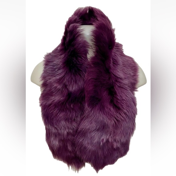 Ralph Lauren Purple Label Shearling Stole - Picture 1 of 3